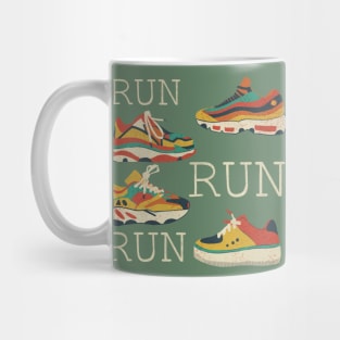 Sneakers run print 2 Mug